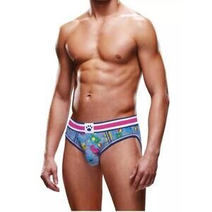 🦋B2G1🦋PROWLER Men’s BEACH BEARS Pattern Print Colorful Brief Underwear Blue